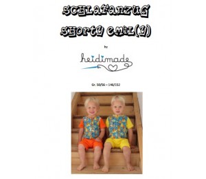 Schlafanzug Shorty Emil(y) - Freebook von heidimade